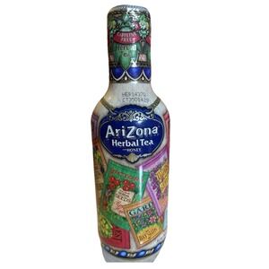 Sealed Vintage AriZona Herbal Tea Collectible Glass Bottle,